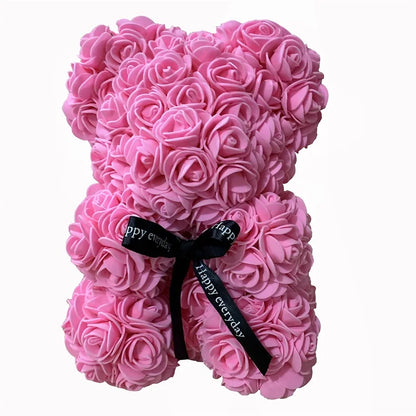 Cosy Blossom Rose Bear