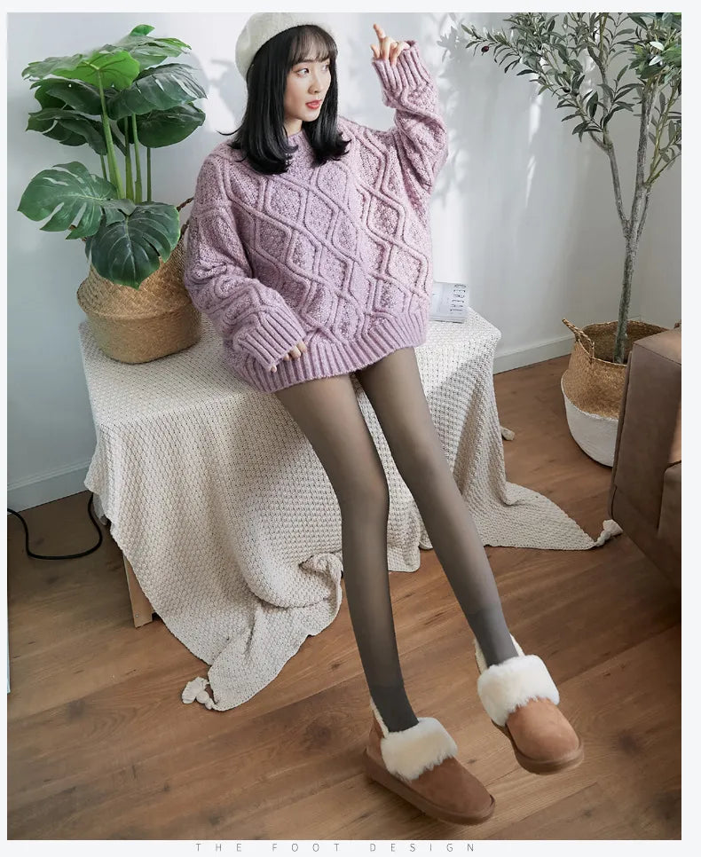 Cosy Tights - Warm Fleece Lined Thermal Tights